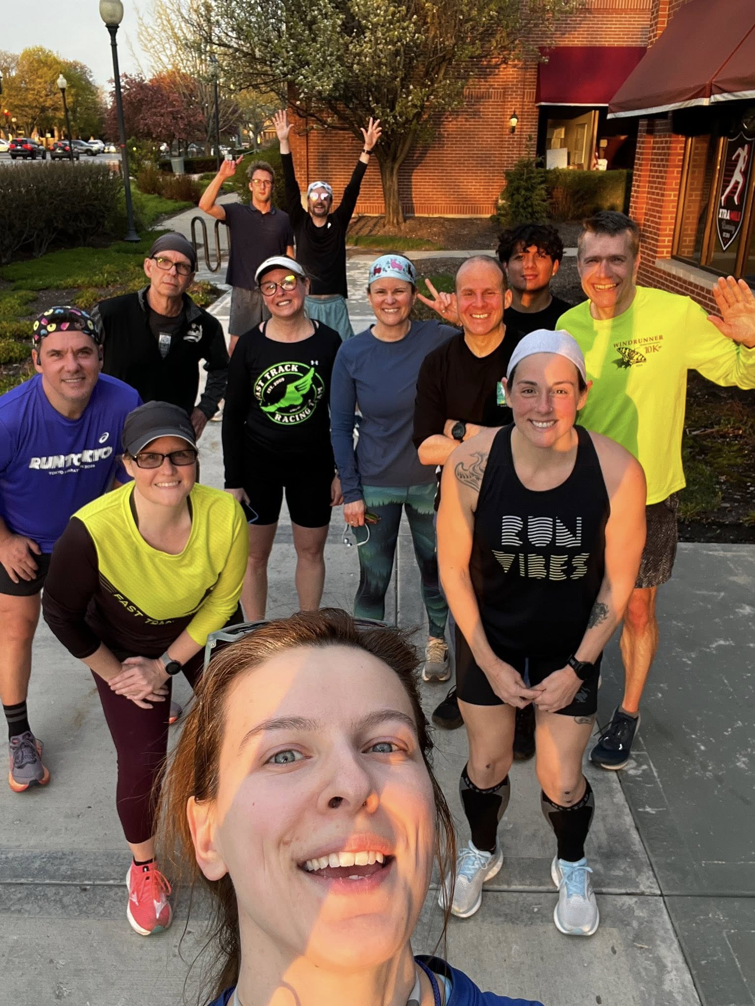 Fast Track Racing Team member having fun!